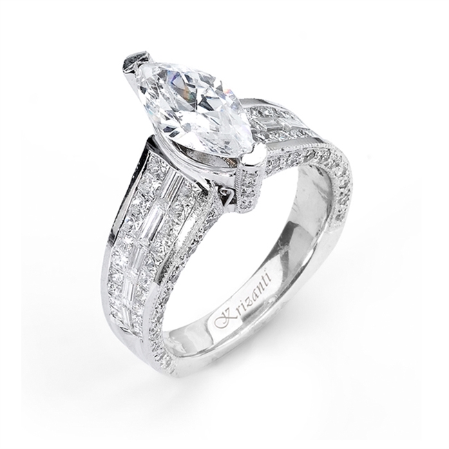 18KTW INVISIBLE SET ENGAGEMENT RING 2.04CT